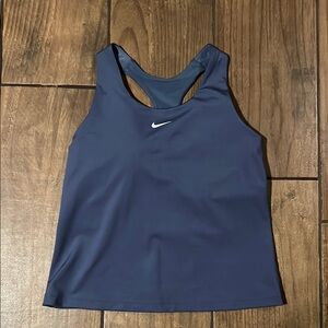 Nike Blue Dri-Fit Tank Top with built in bra
